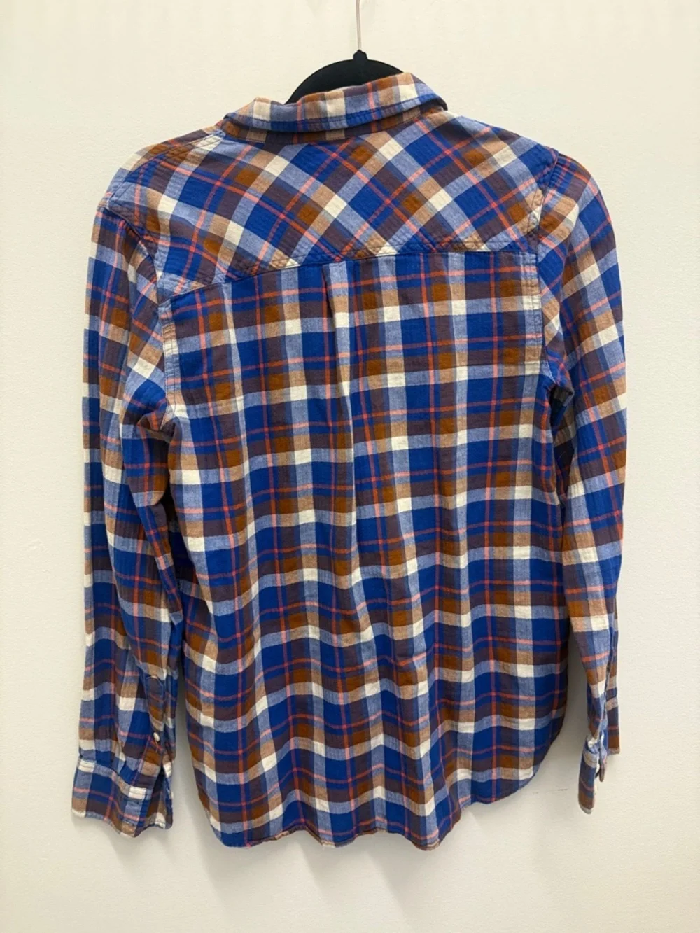 J Crew boyfriend plaid button down, size 4